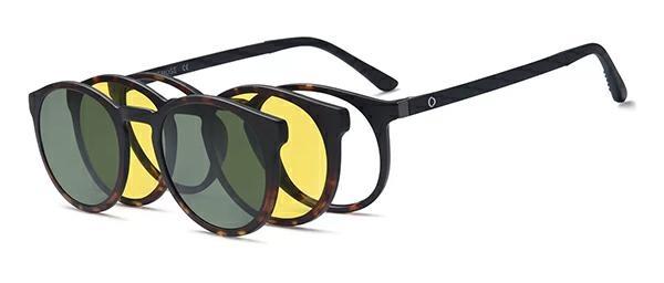 OCCHIALI DA VISTA CON CLIP UNISEX PLASTICA