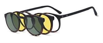 OCCHIALI DA VISTA CON CLIP UNISEX PLASTICA