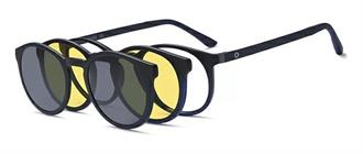 OCCHIALI DA VISTA CON CLIP UNISEX PLASTICA