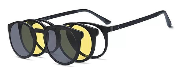 OCCHIALI DA VISTA CON CLIP UNISEX PLASTICA