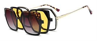 OCCHIALI DA VISTA CON CLIP DONNA METALLO