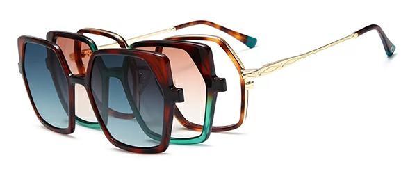 OCCHIALI DA VISTA CON CLIP DONNA METALLO