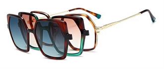 OCCHIALI DA VISTA CON CLIP DONNA METALLO