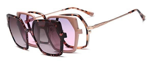 OCCHIALI DA VISTA CON CLIP DONNA METALLO