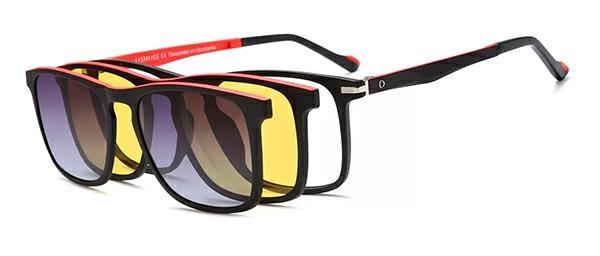 OCCHIALI DA VISTA CON CLIP UOMO PLASTICA