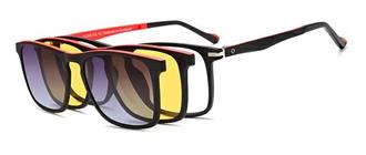 OCCHIALI DA VISTA CON CLIP UOMO PLASTICA