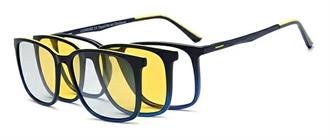 OCCHIALI DA VISTA CON CLIP UOMO PLASTICA