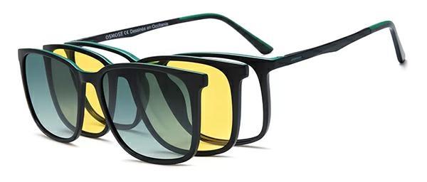 OCCHIALI DA VISTA CON CLIP UOMO PLASTICA