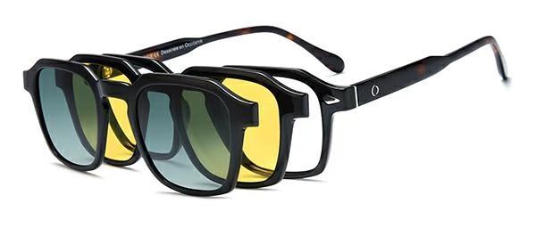 OCCHIALI DA VISTA CON CLIP UOMO PLASTICA