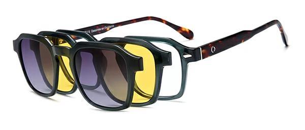 OCCHIALI DA VISTA CON CLIP UOMO PLASTICA