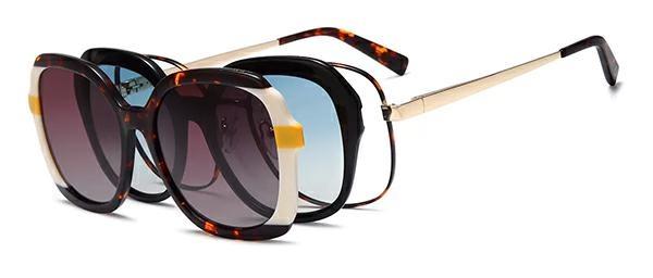 OCCHIALI DA VISTA CON CLIP DONNA METALLO