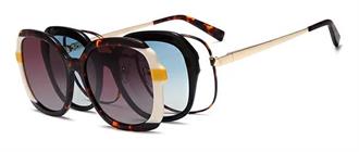 OCCHIALI DA VISTA CON CLIP DONNA METALLO