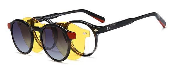 OCCHIALI DA VISTA CON CLIP UOMO PLASTICA