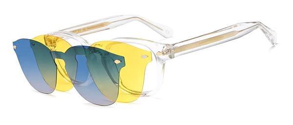 OCCHIALI DA VISTA CON CLIP UOMO PLASTICA