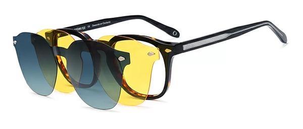 OCCHIALI DA VISTA CON CLIP UOMO PLASTICA