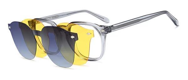 OCCHIALI DA VISTA CON CLIP UOMO PLASTICA