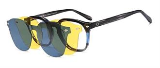 OCCHIALI DA VISTA CON CLIP UOMO PLASTICA