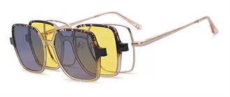 OCCHIALI DA VISTA CON CLIP DONNA METALLO