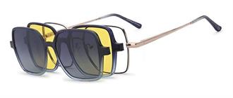 OCCHIALI DA VISTA CON CLIP DONNA METALLO