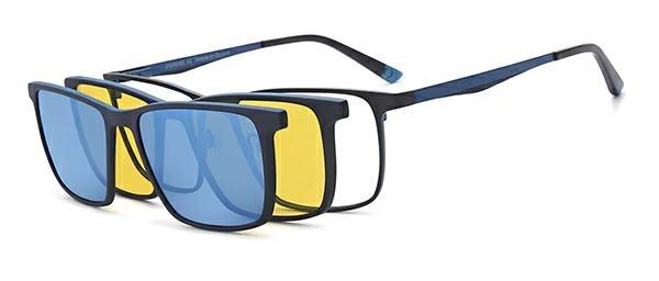 OCCHIALI DA VISTA CON CLIP UOMO METALLO