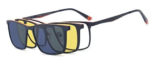 OCCHIALI DA VISTA CON CLIP UOMO METALLO