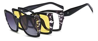 OCCHIALI DA VISTA CON CLIP DONNA PLASTICA