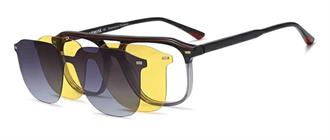 OCCHIALI DA VISTA CON CLIP UOMO PLASTICA