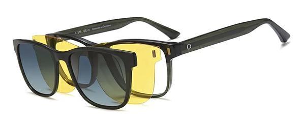 OCCHIALI DA VISTA CON CLIP UOMO PLASTICA