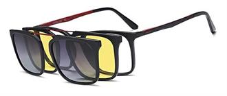 OCCHIALI DA VISTA CON CLIP UOMO PLASTICA