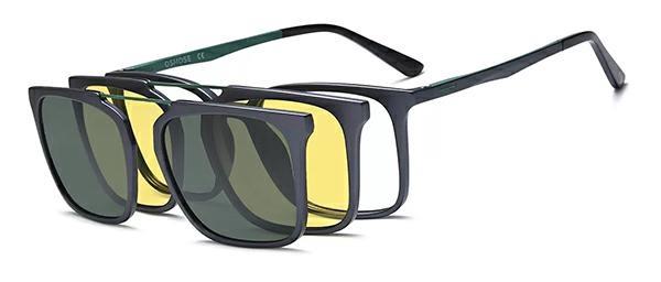 OCCHIALI DA VISTA CON CLIP UOMO PLASTICA