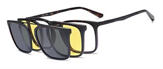 OCCHIALI DA VISTA CON CLIP UOMO PLASTICA