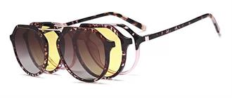 OCCHIALI DA VISTA CON CLIP UNISEX PLASTICA