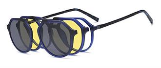 OCCHIALI DA VISTA CON CLIP UNISEX PLASTICA