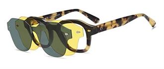 OCCHIALI DA VISTA CON CLIP UNISEX PLASTICA