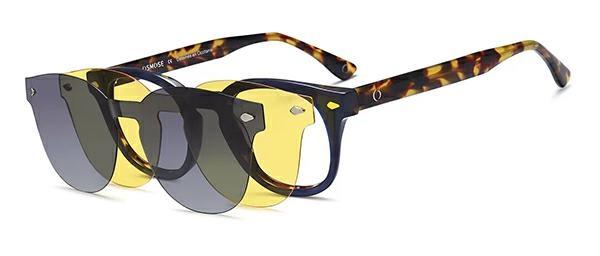 OCCHIALI DA VISTA CON CLIP UNISEX PLASTICA