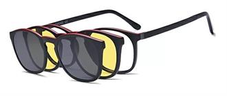 OCCHIALI DA VISTA CON CLIP UNISEX PLASTICA