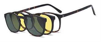 OCCHIALI DA VISTA CON CLIP UNISEX PLASTICA