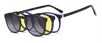 OCCHIALI DA VISTA CON CLIP UNISEX PLASTICA