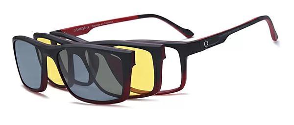 OCCHIALI DA VISTA CON CLIP UOMO PLASTICA