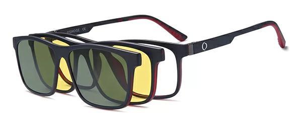 OCCHIALI DA VISTA CON CLIP UOMO PLASTICA