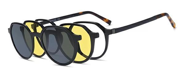 OCCHIALI DA VISTA CON CLIP UNISEX PLASTICA