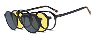 OCCHIALI DA VISTA CON CLIP UNISEX PLASTICA