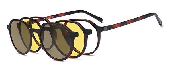 OCCHIALI DA VISTA CON CLIP UNISEX PLASTICA