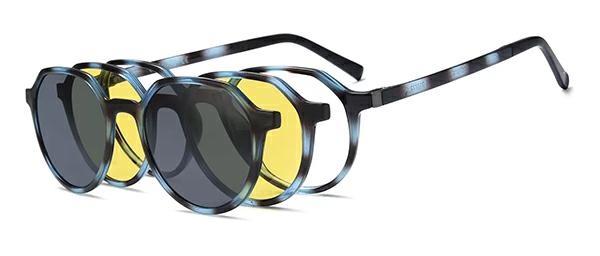 OCCHIALI DA VISTA CON CLIP UNISEX PLASTICA