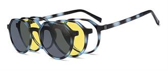 OCCHIALI DA VISTA CON CLIP UNISEX PLASTICA