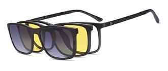 OCCHIALI DA VISTA CON CLIP UOMO PLASTICA