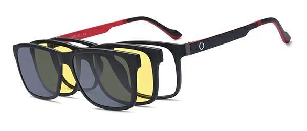 OCCHIALI DA VISTA CON CLIP UOMO PLASTICA