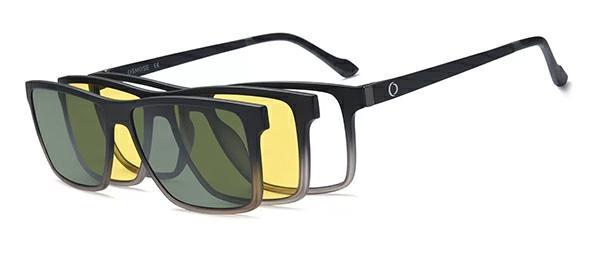 OCCHIALI DA VISTA CON CLIP UOMO PLASTICA