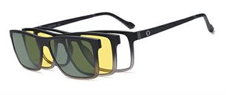 OCCHIALI DA VISTA CON CLIP UOMO PLASTICA