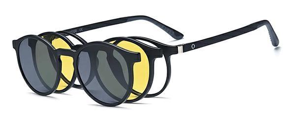 OCCHIALI DA VISTA CON CLIP UNISEX PLASTICA